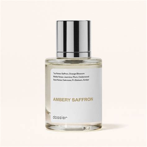 dossier ambery saffron sample|baccarat rouge 540 dossier perfume.